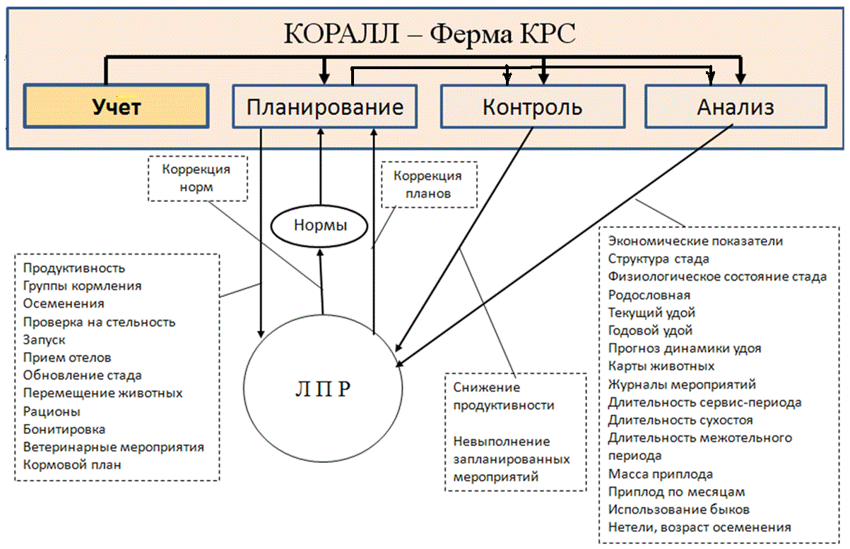 Концепция программного комплекса «КОРАЛЛ – Ферма КРС»